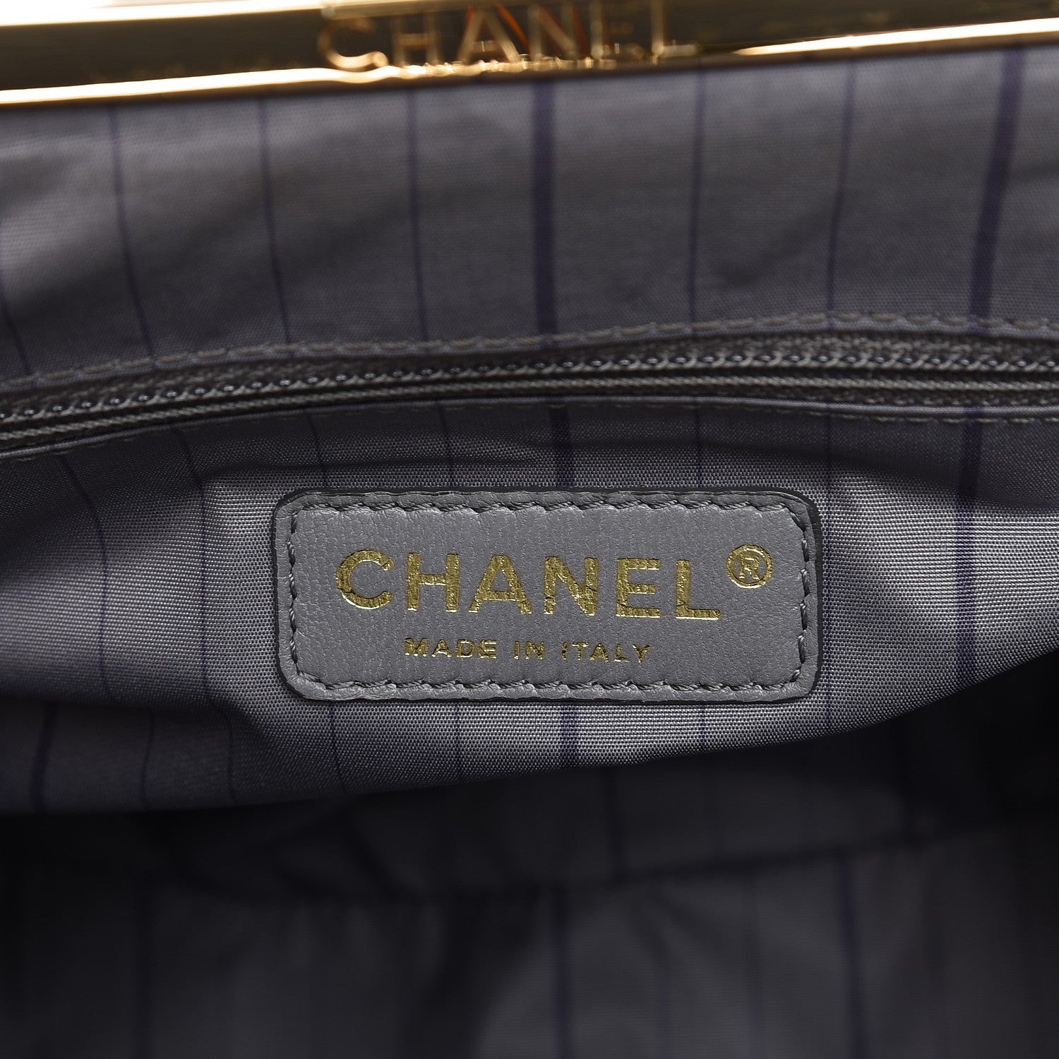 Chanel Glazed Calfskin Quilted Small Mademoiselle Frame Bag Black 7 of 12