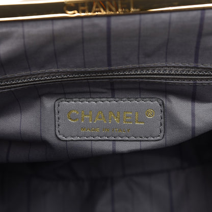 Chanel Glazed Calfskin Quilted Small Mademoiselle Frame Bag Black 7 of 12