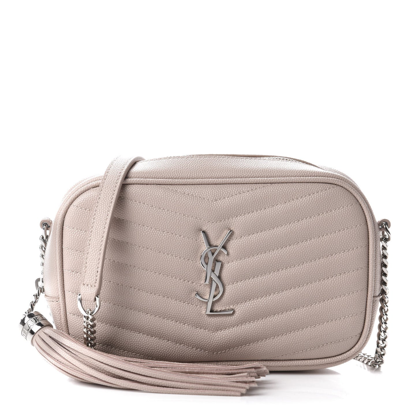 Grain De Poudre Matelasse Monogram Mini Lou Camera Bag Marble Pink
