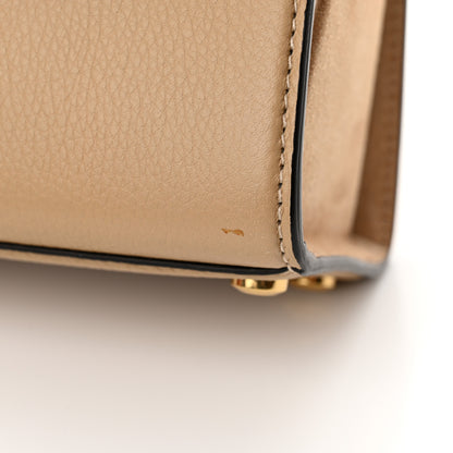 Salvatore Ferragamo Calfskin Suede Small Boxyz Beige 13 of 14