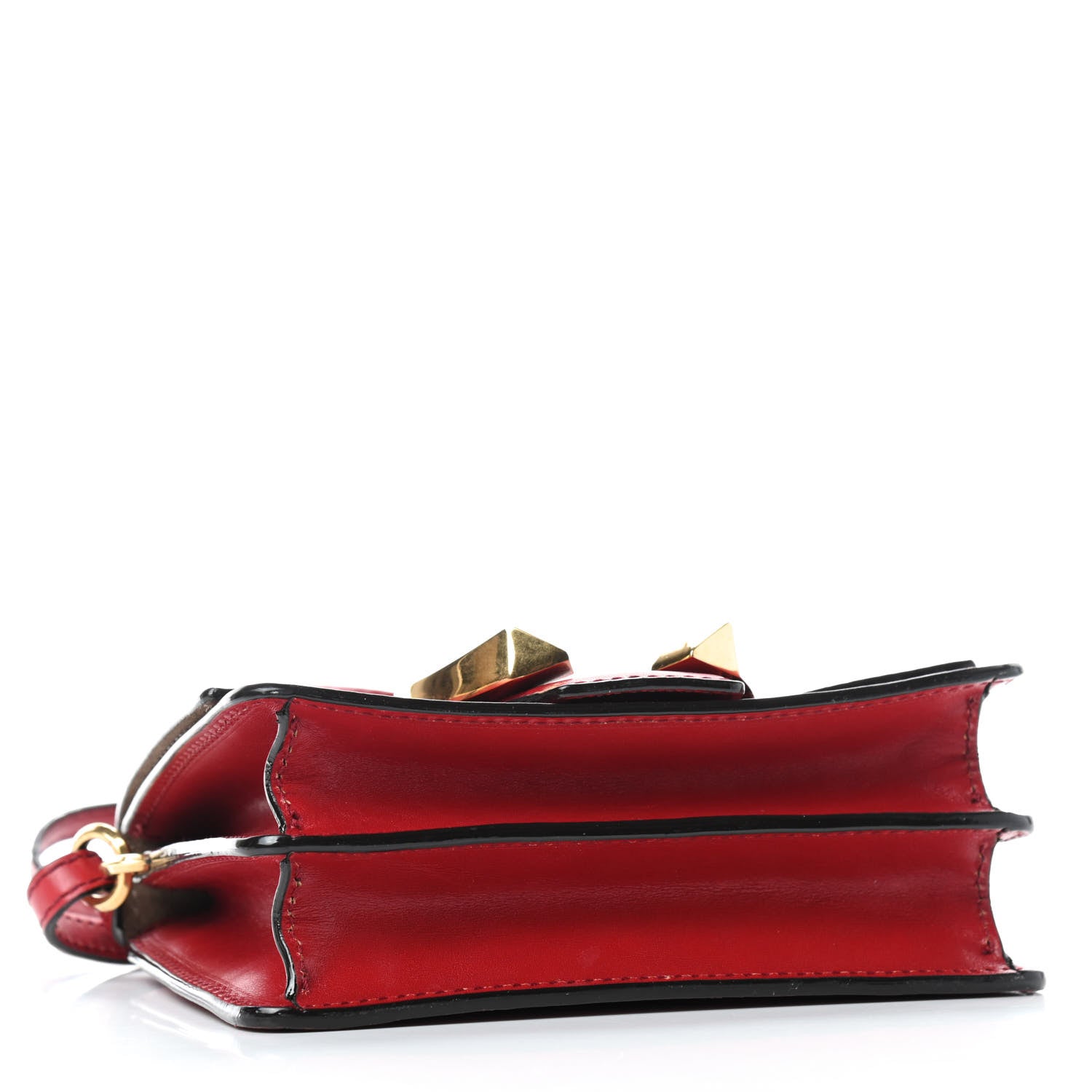 Jimmy Choo Calfskin Small Madeline Shoulder Bag Red 4 of 11