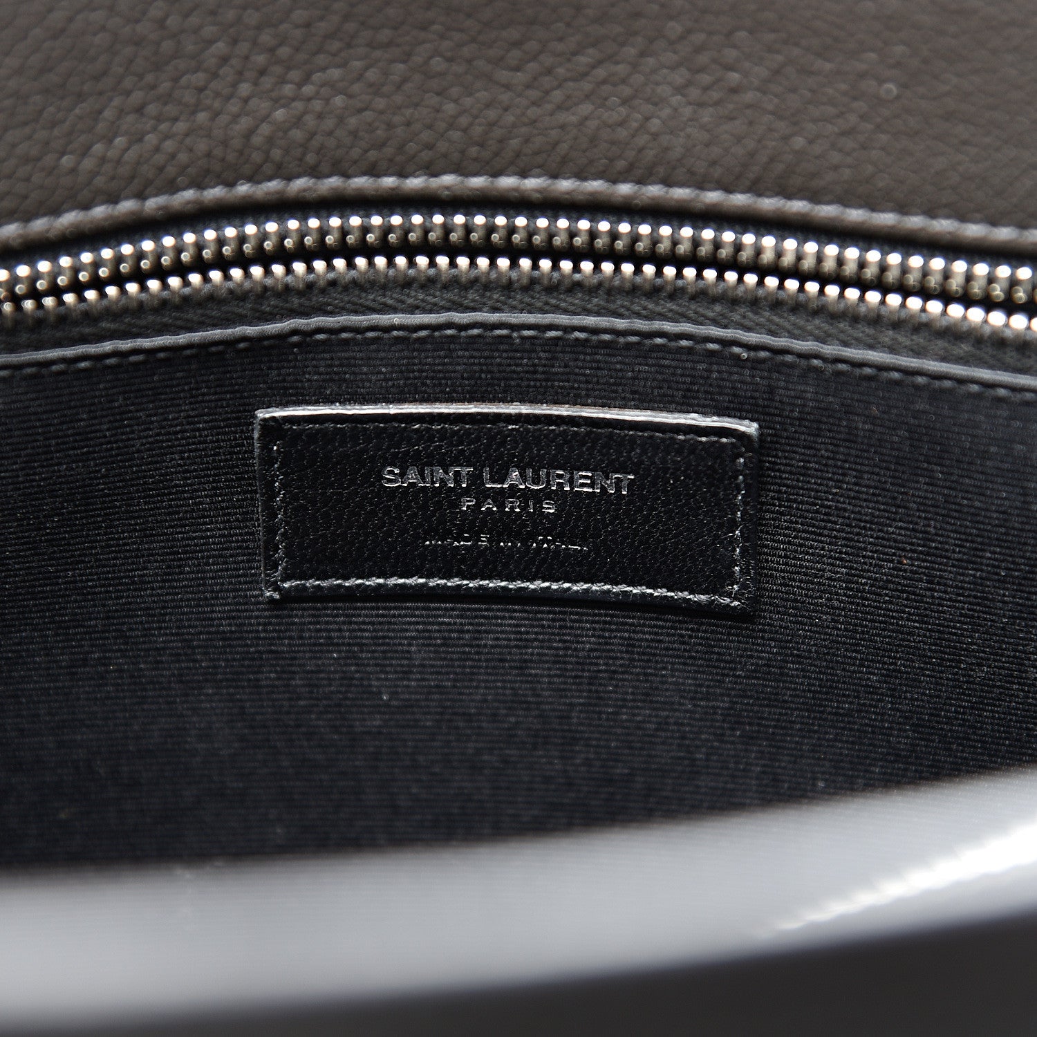 Saint Laurent Grained Calfskin Small Sac De Jour Coal 5 of 13