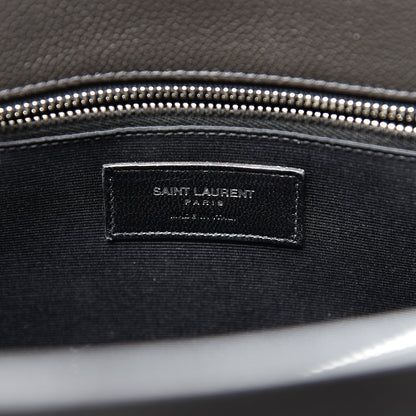 Saint Laurent Grained Calfskin Small Sac De Jour Coal 5 of 13