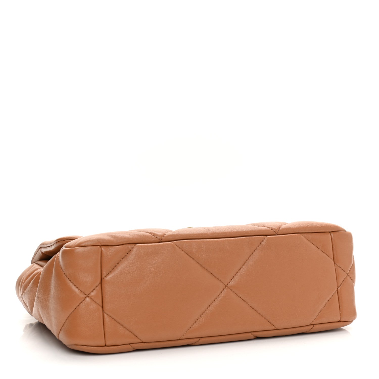 Chanel Lambskin Quilted Medium Chanel 19 Flap Brown 4 of 10