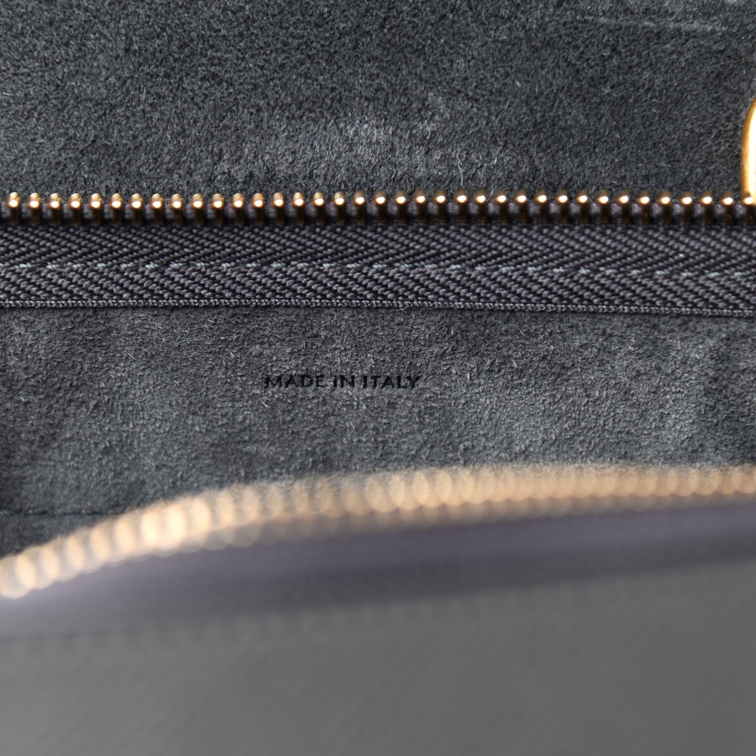 Celine Grained Calfskin Nano Belt Bag Grey 6 of 9