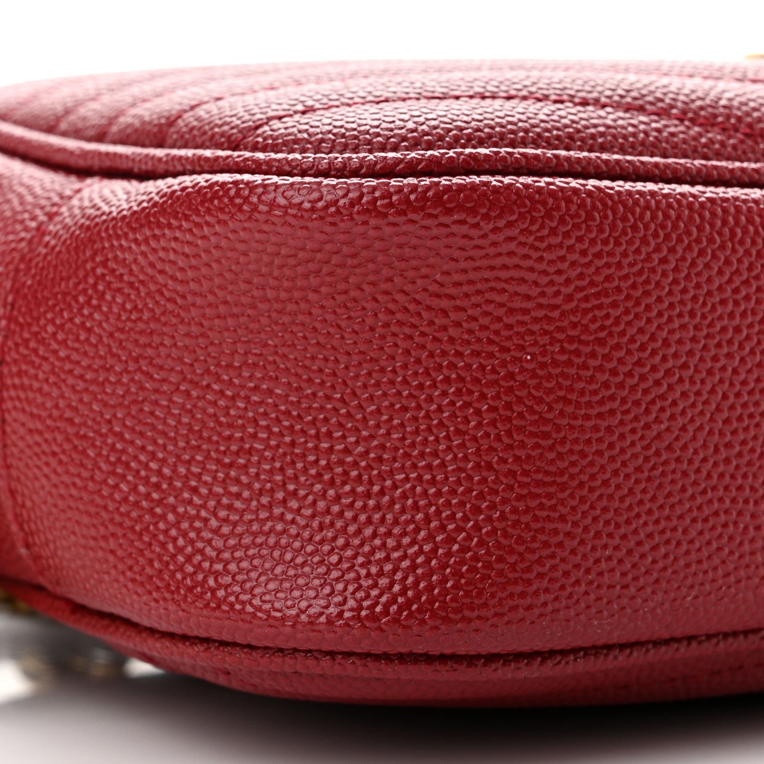 Saint Laurent Grain De Poudre Matelasse Monogram Mini Lou Camera Bag Opyum Red 9 of 10