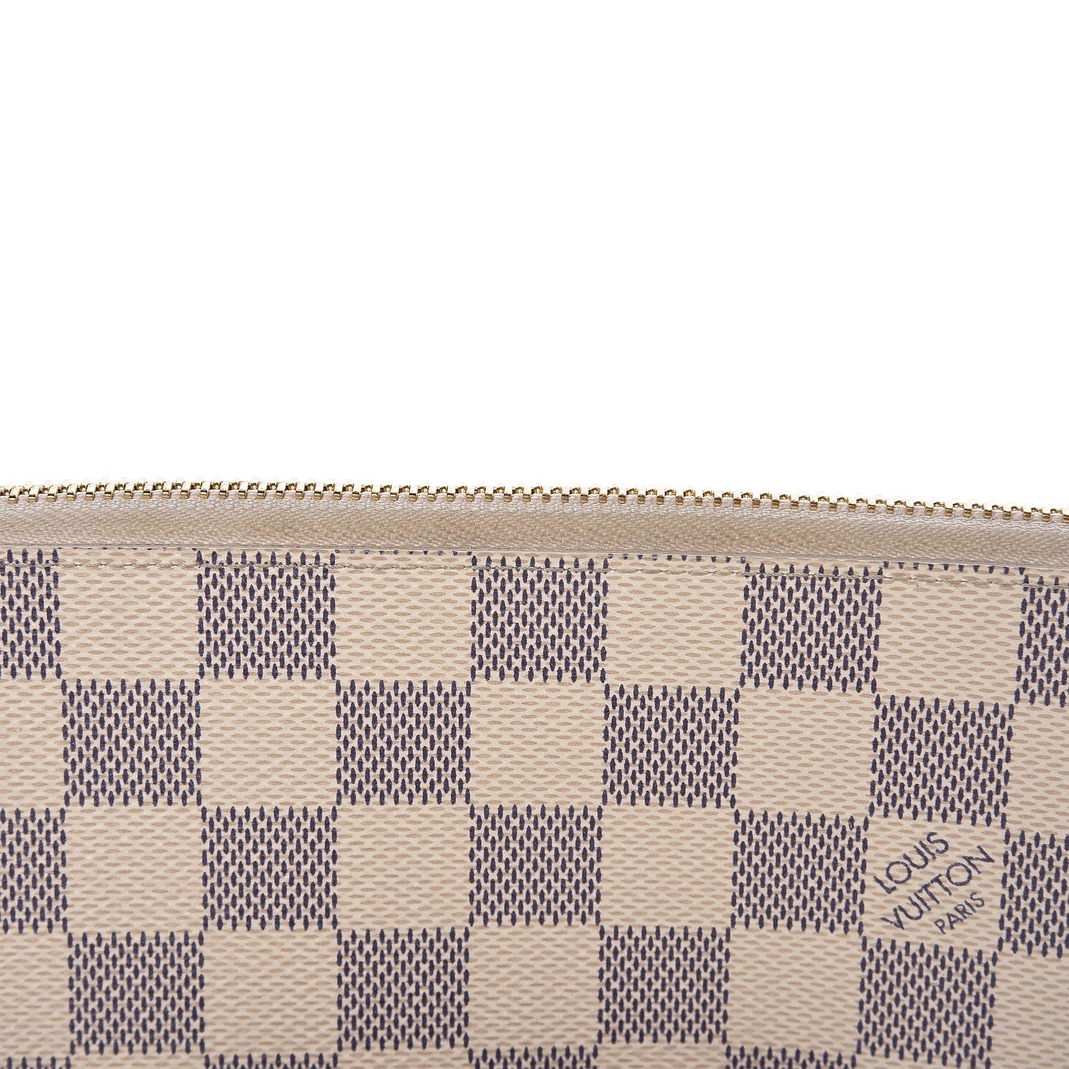 Louis Vuitton Damier Azur Clemence Wallet Rose Ballerine 7 of 7