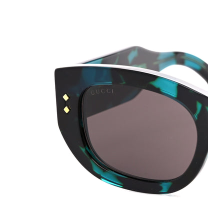 Gucci Acetate Rectangle Frame Sunglasses GG1215S Blue 8 of 9
