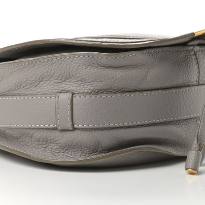 Chloe Calfskin Medium Marcie Round Crossbody Bag Cashmere Grey 10 of 15