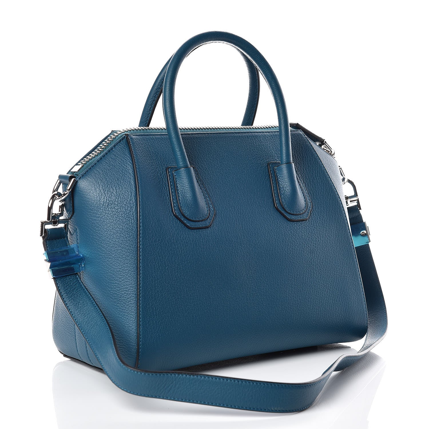 Givenchy Sugar Goatskin Small Antigona Ocean Blue 3 of 9