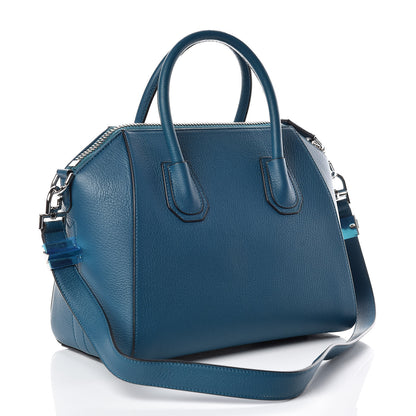 Givenchy Sugar Goatskin Small Antigona Ocean Blue 3 of 9