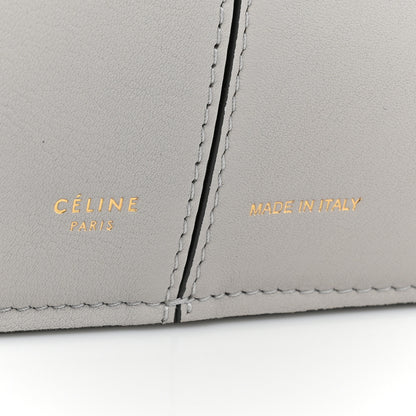 Celine Smooth Calfskin Medium Tri-Fold Bag Pearl Grey 8 of 14