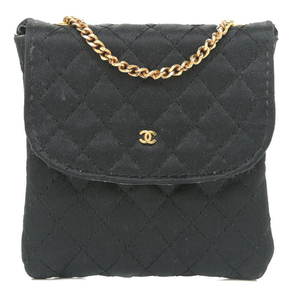 Chanel Grosgrain Quilted Micro Flap Bag Black 1 of 10