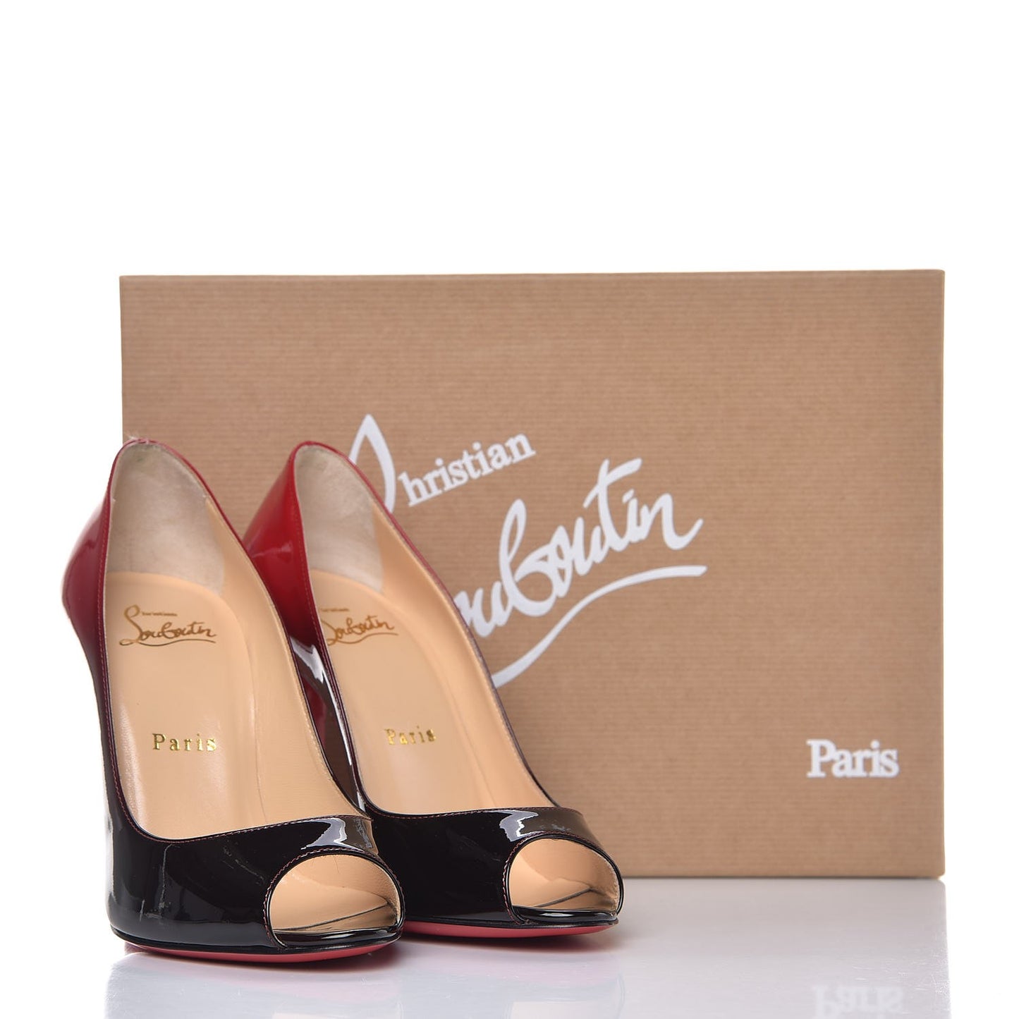 Patent Degrade Yootish 100 Pumps 36 Black Red