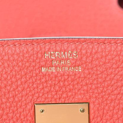 Hermes Togo Birkin 35 Rouge Pivoine 21 of 29