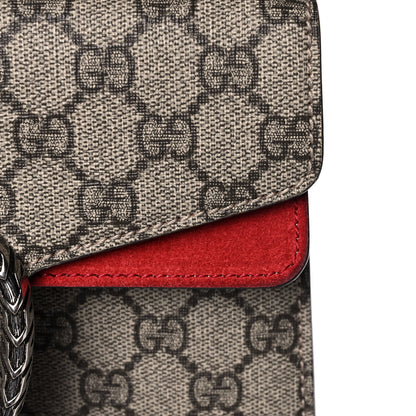 Gucci GG Supreme Monogram Mini Dionysus Shoulder Bag Hibiscus Red 13 of 13
