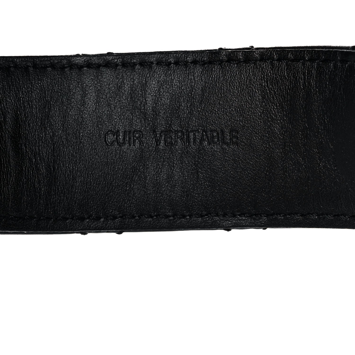 Chanel Lambskin Quilted CC Chain Belt 85 34 Black 7 of 8
