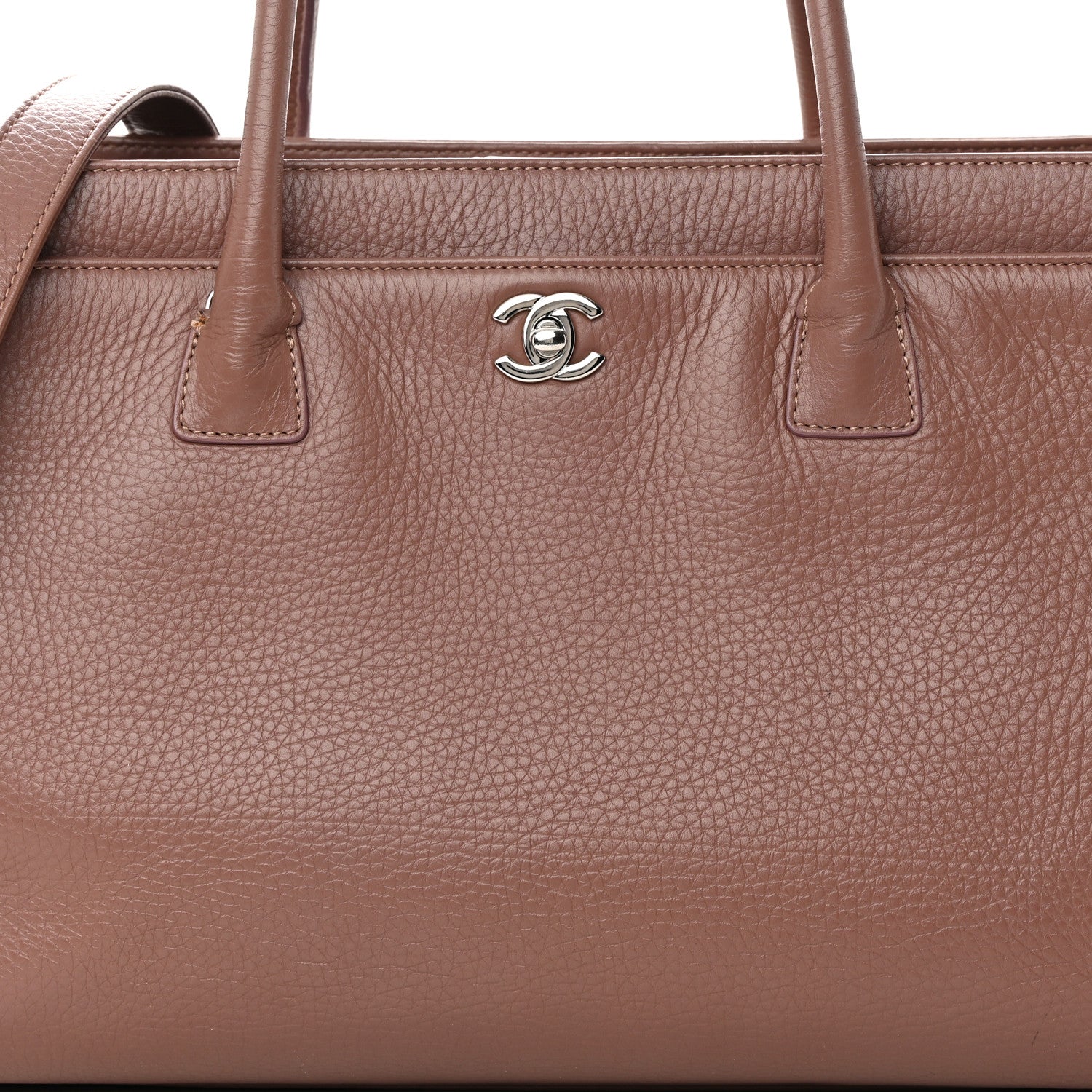 Chanel Calfskin XL Cerf Executive Shopper Tote Mauve 8 of 22