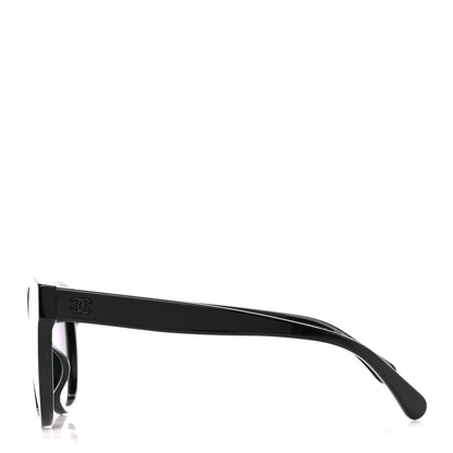 Chanel Acetate CC Butterfly Sunglasses 5414-A Black 3 of 9