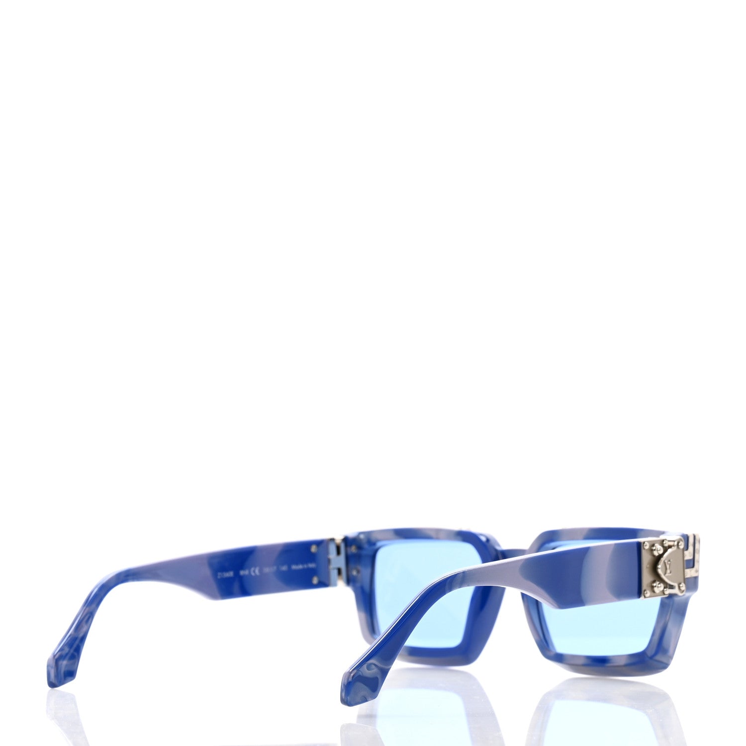 Louis Vuitton Acetate 1.1 Millionaires Sunglasses Z1560E Blue Marble 4 of 8