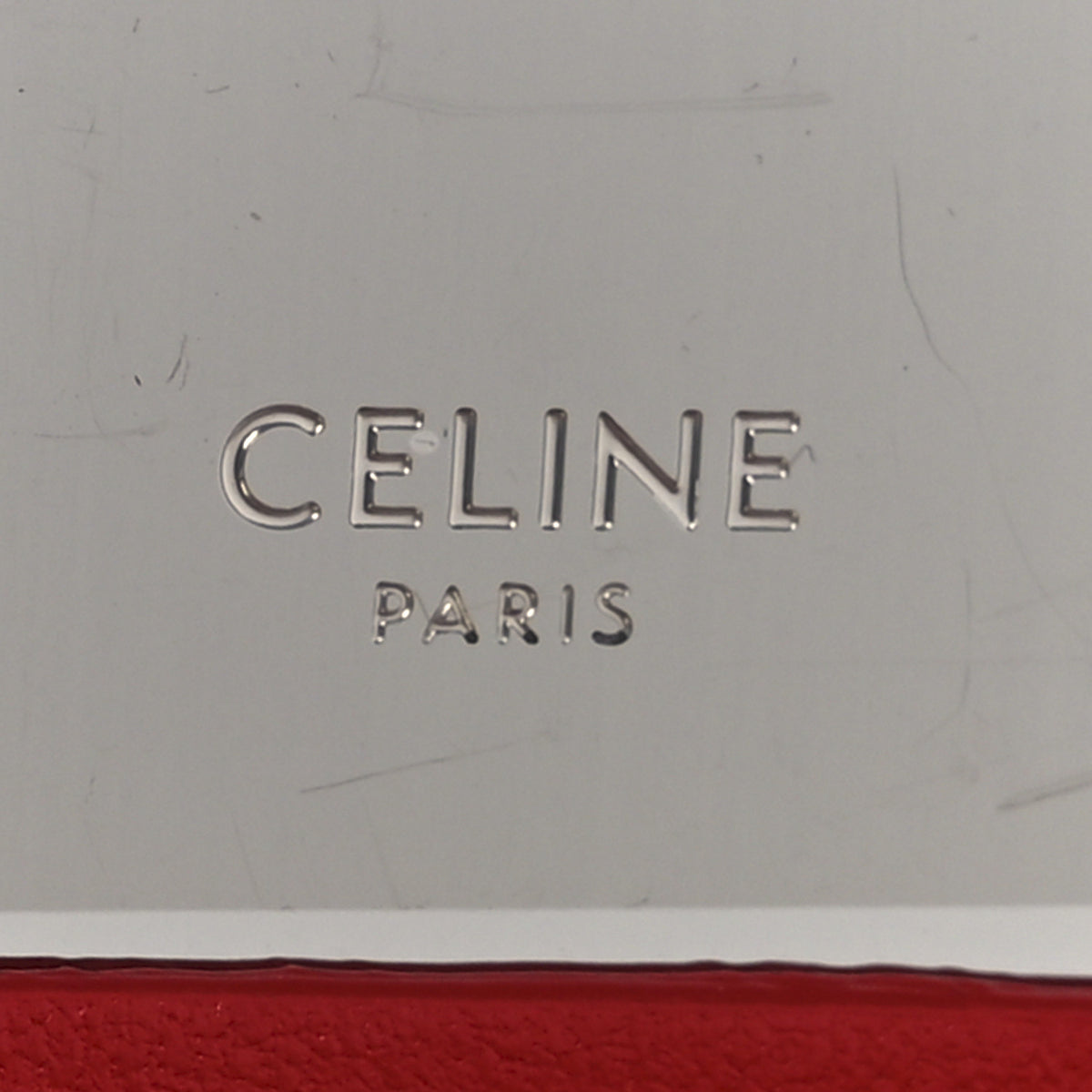 Celine Supple Calfskin Cube Frame Bag Black 6 of 12