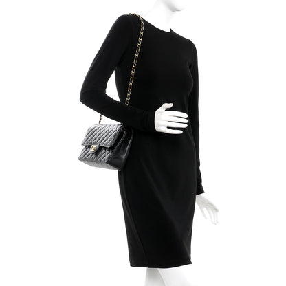 Chanel Caviar Quilted Medium Double Flap Black 2 of 9