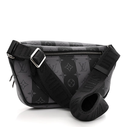 Louis Vuitton X NIGO Monogram Eclipse Stripes LV Heart Modular Sling Bag 2 of 8