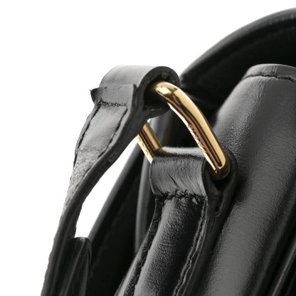 Celine Shiny Calfskin Medium Triomphe Black 10 of 11