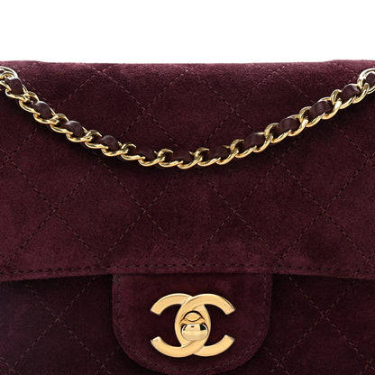 Chanel Suede Calfskin Mini Souplissimo Flap Burgundy 7 of 10