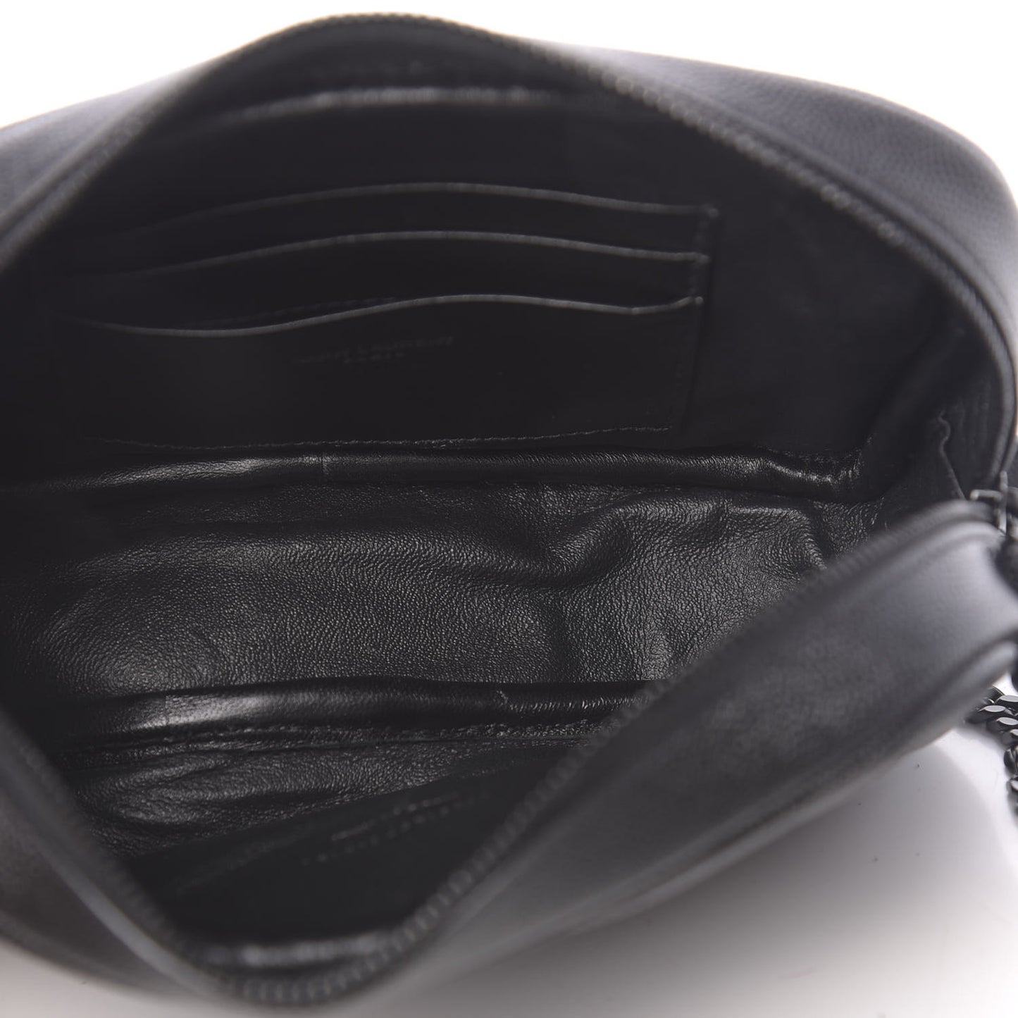 Grain De Poudre Matelasse Monogram Mini Lou Camera Bag Black