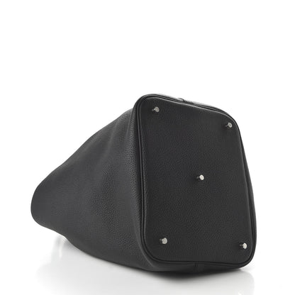Hermes Taurillon Clemence Picotin Lock 26 GM Black 4 of 10