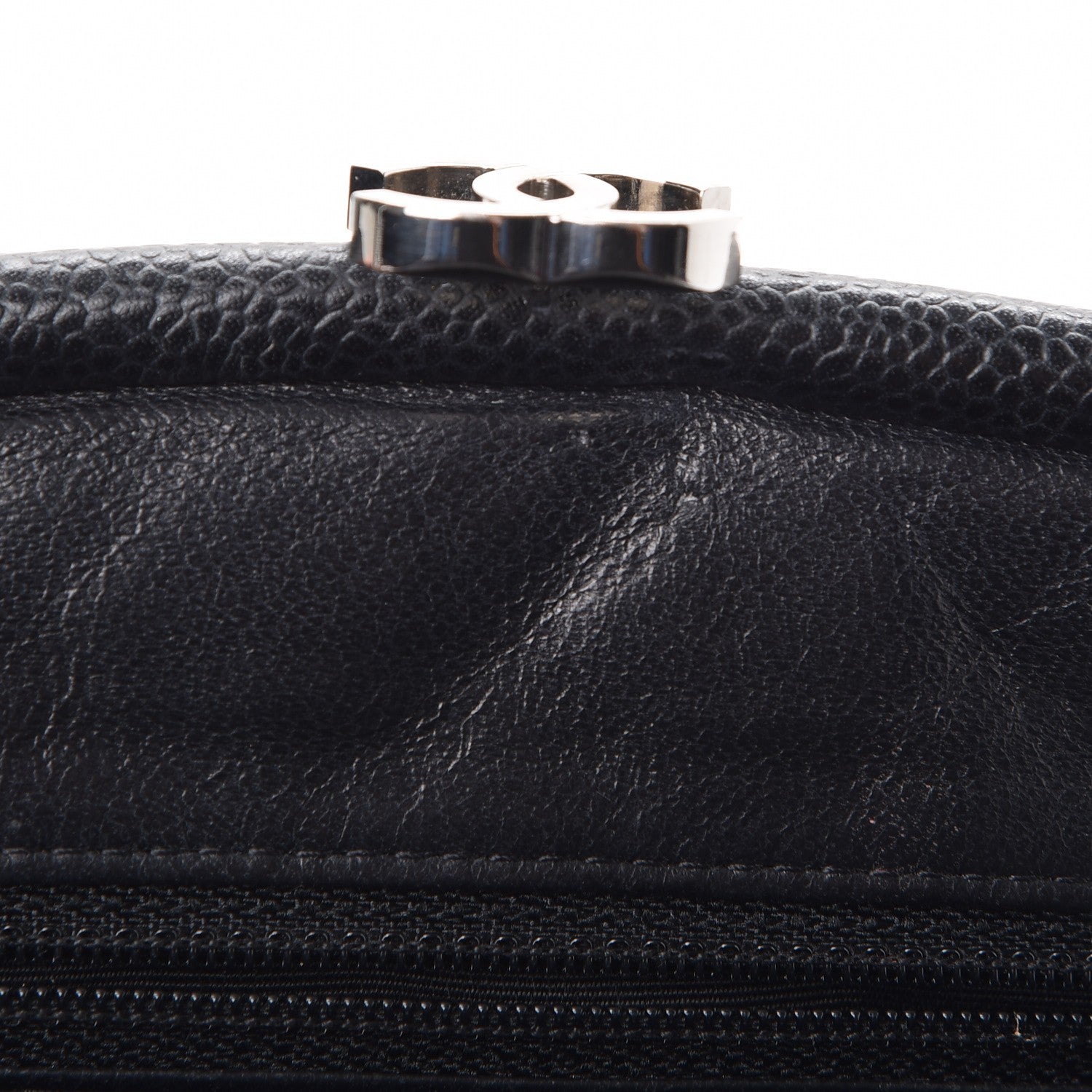Chanel Caviar Quilted Timeless Clutch Black 9 of 10