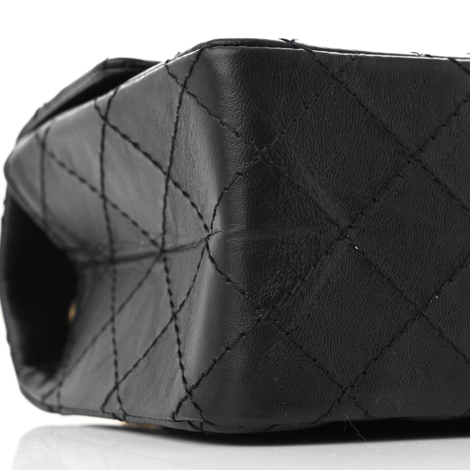 Chanel Aged Calfskin Quilted 2.55 Reissue Mini Flap Black 9 of 11