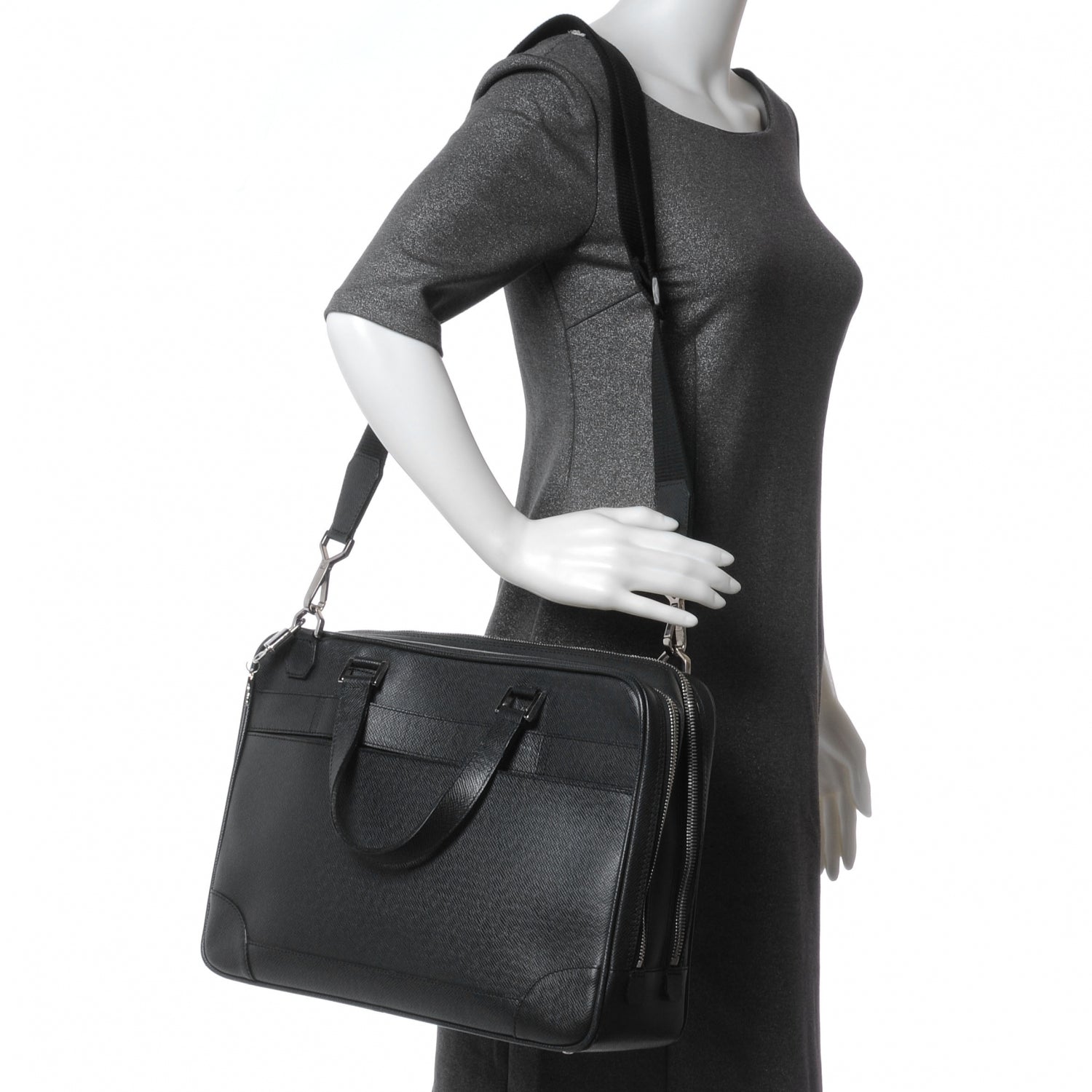 Louis Vuitton Taiga Alexander Briefcase Slate 2 of 10