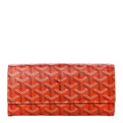 Goyard Goyardine Varenne Long Wallet Orange 1 of 15