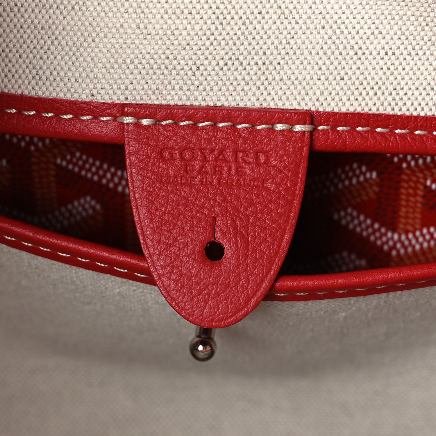 Goyard Goyardine Artois PM Red 6 of 9