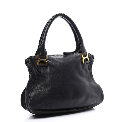 Chloe Calfskin Medium Marcie Satchel Black 2 of 9
