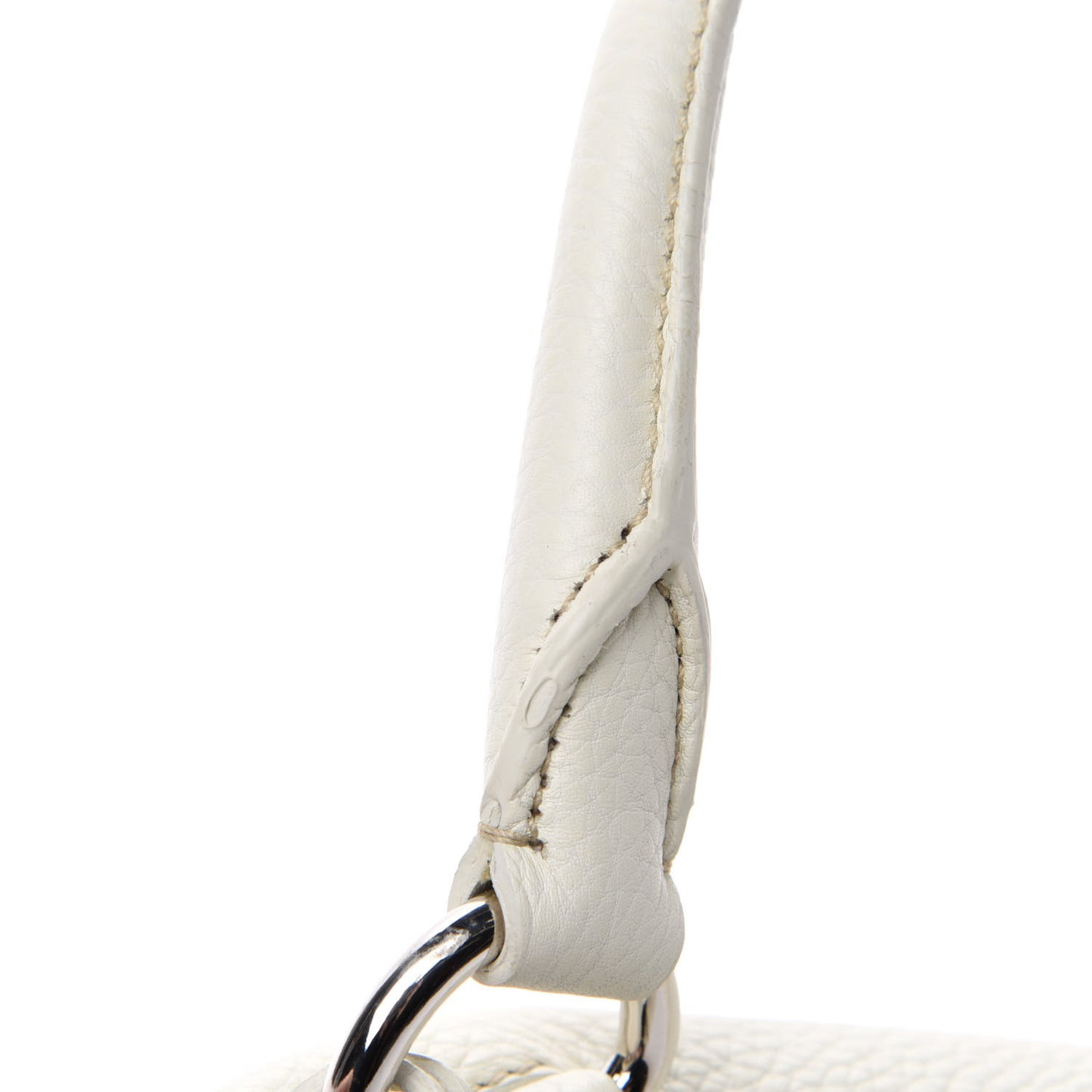 Vitello Daino Satchel Bianco