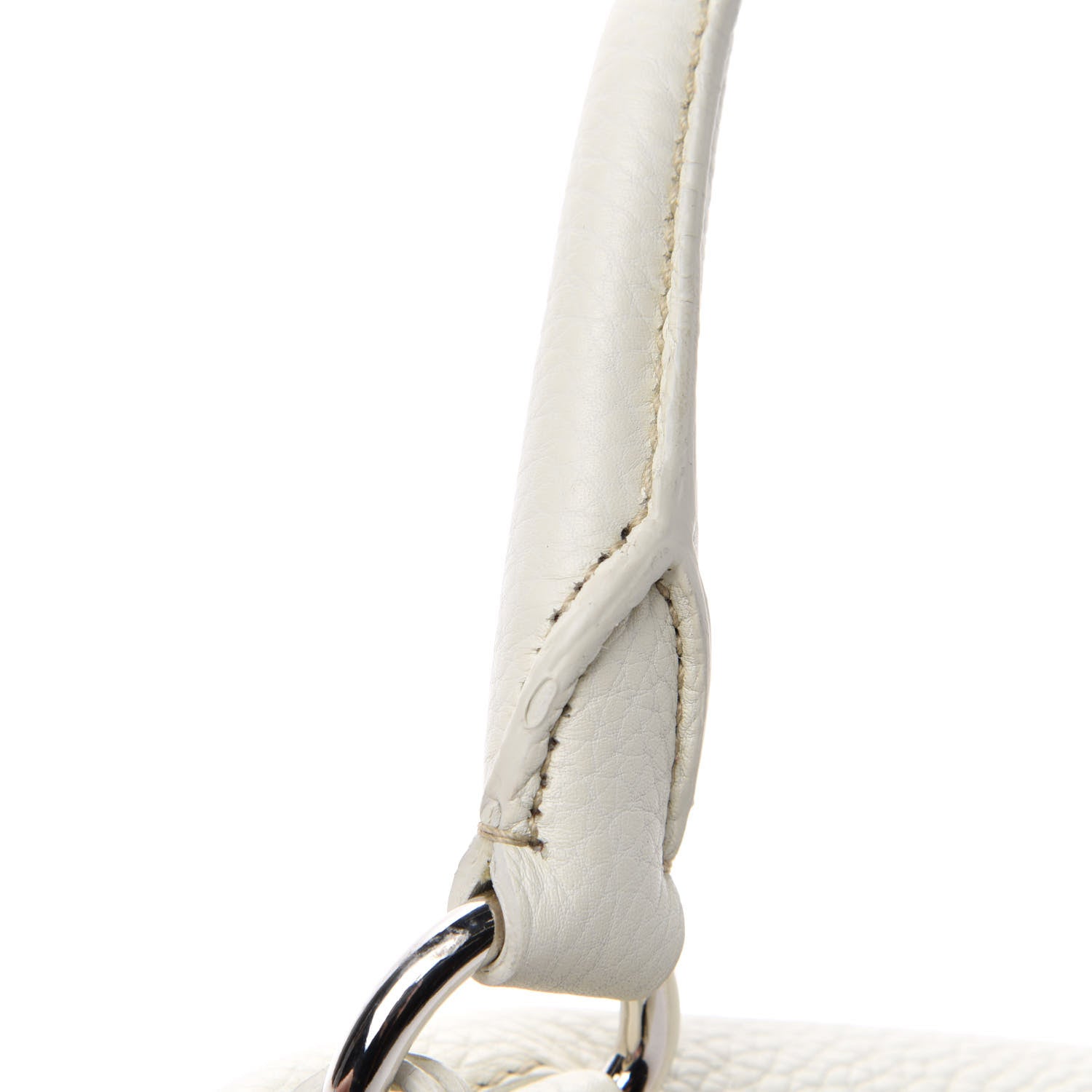 Prada Vitello Daino Satchel Bianco 10 of 15
