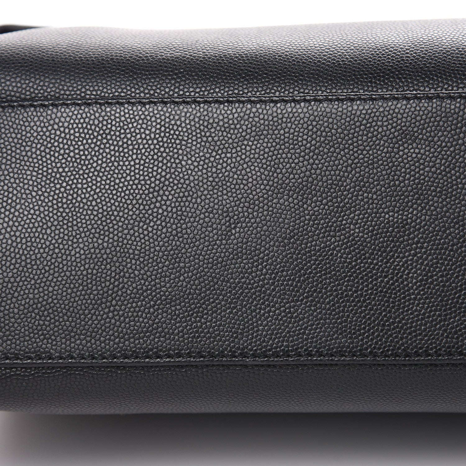 Saint Laurent Grain De Poudre Medium West Hollywood Monogram Fold-Over Black 10 of 14