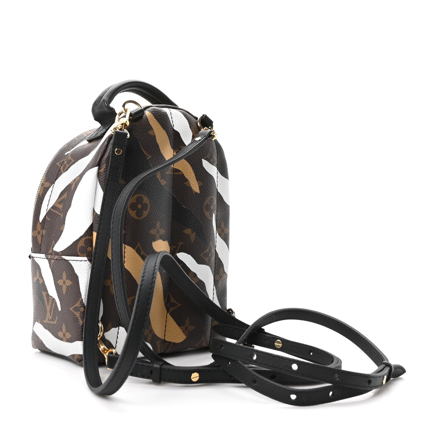Louis Vuitton X LOL Monogram Palm Springs Backpack Mini Gold Silver 3 of 9