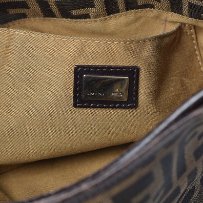 Fendi Zucca Small Chef Shopping Tote Tobacco Moro 6 of 24