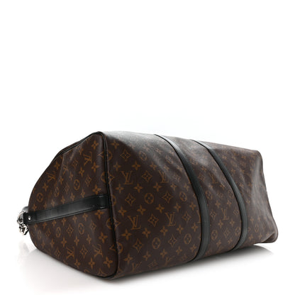 Louis Vuitton Monogram Macassar Keepall Bandouliere 55 3 of 8