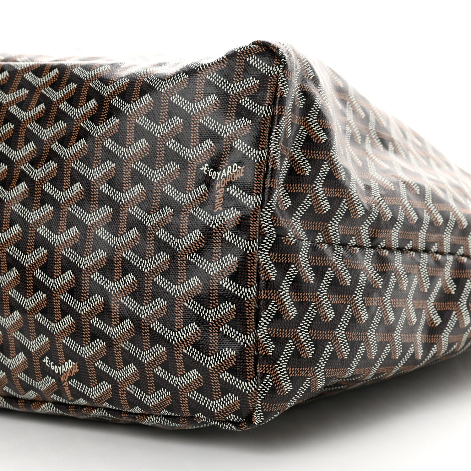 Goyard Goyardine Saint Louis GM Black Gold 11 of 12