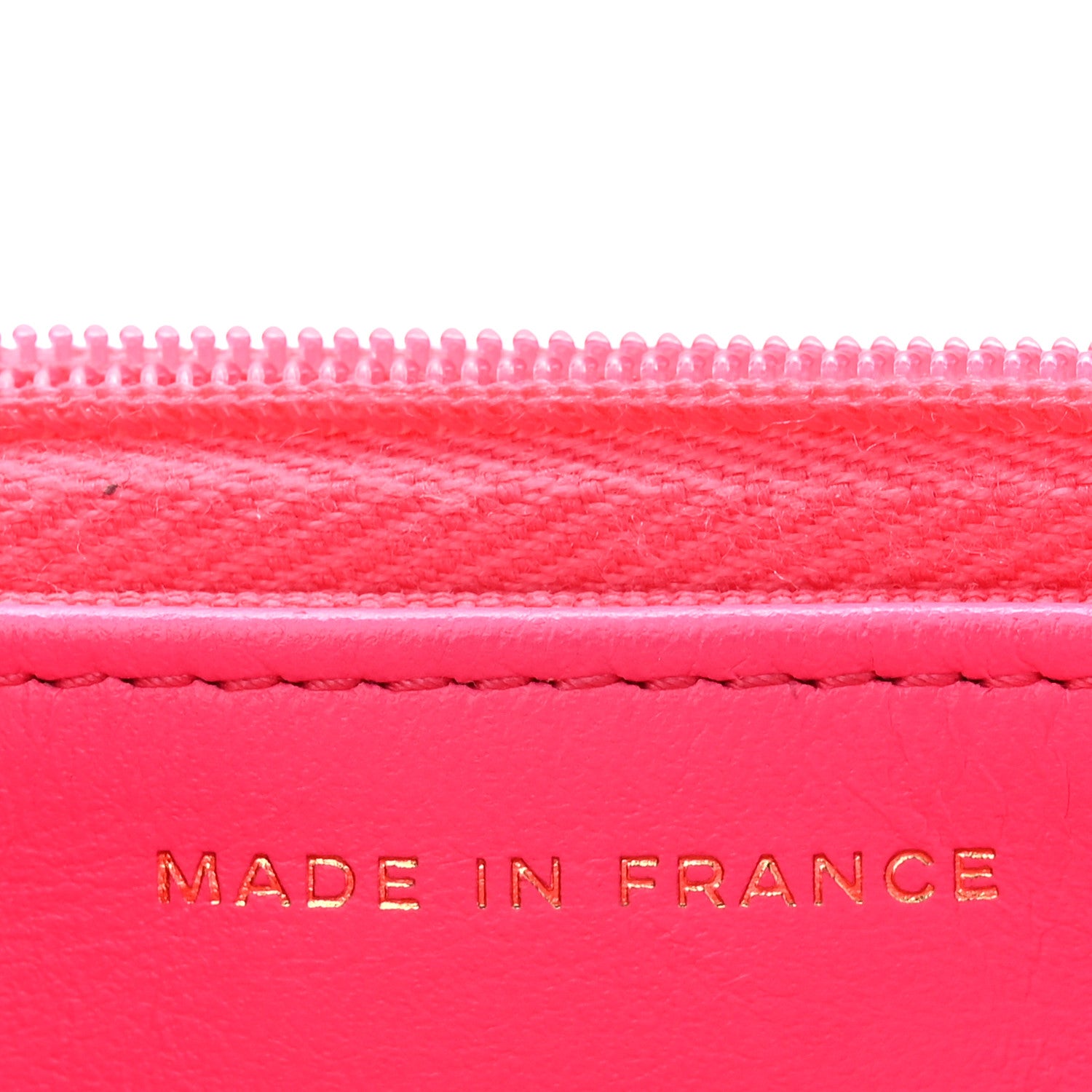 Chanel Caviar Quilted Wallet on Chain WOC Fuchsia 7 of 12