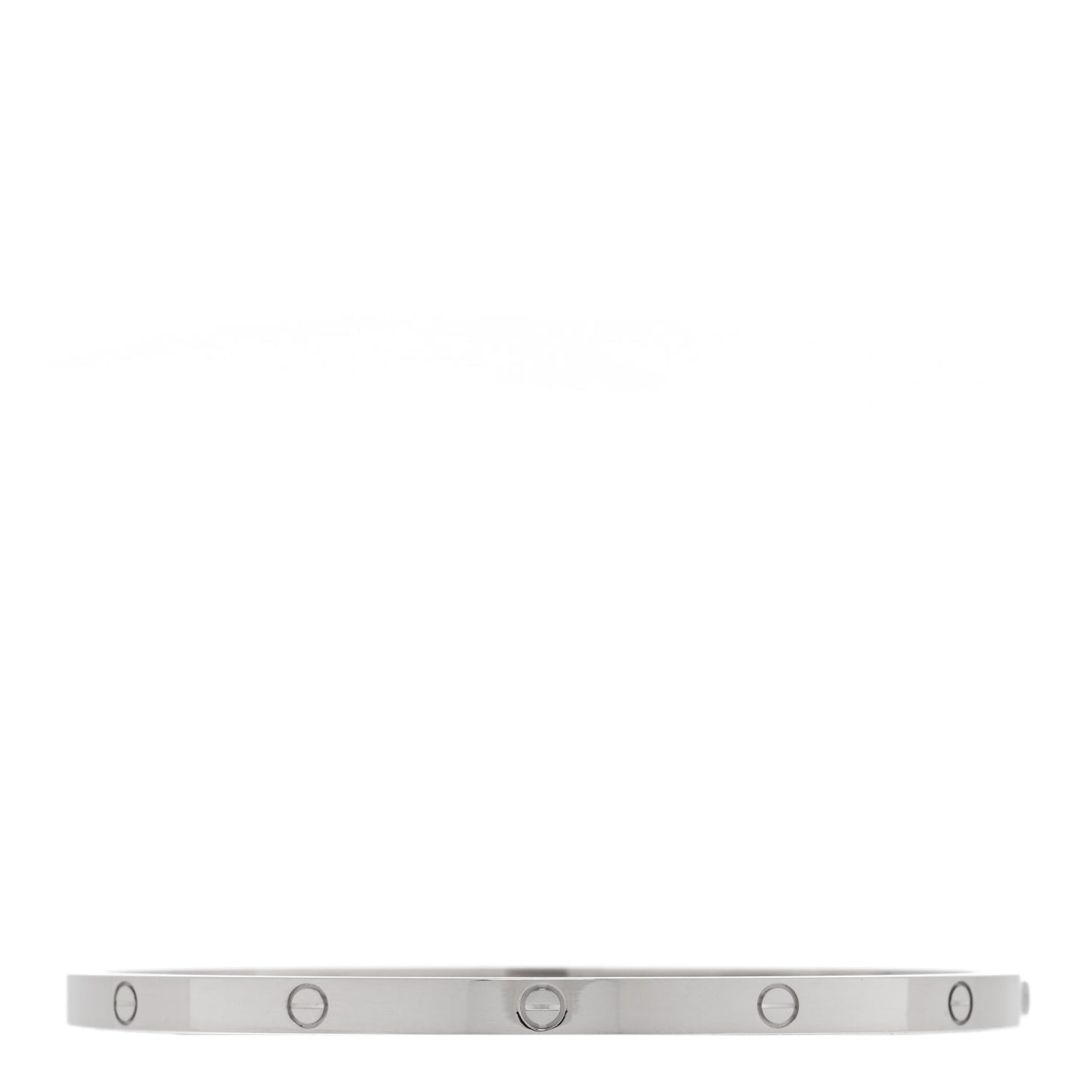 18K White Gold Small LOVE Bracelet 18