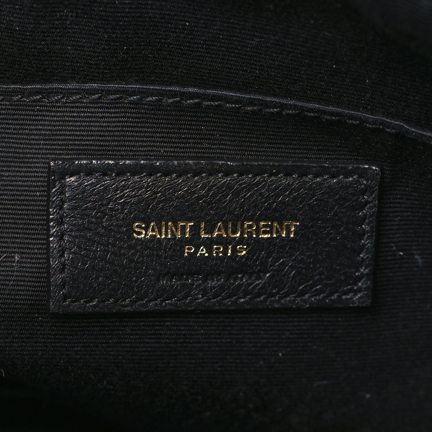 Saint Laurent Calfskin Matelasse Monogram Lou Camera Bag Black 6 of 9