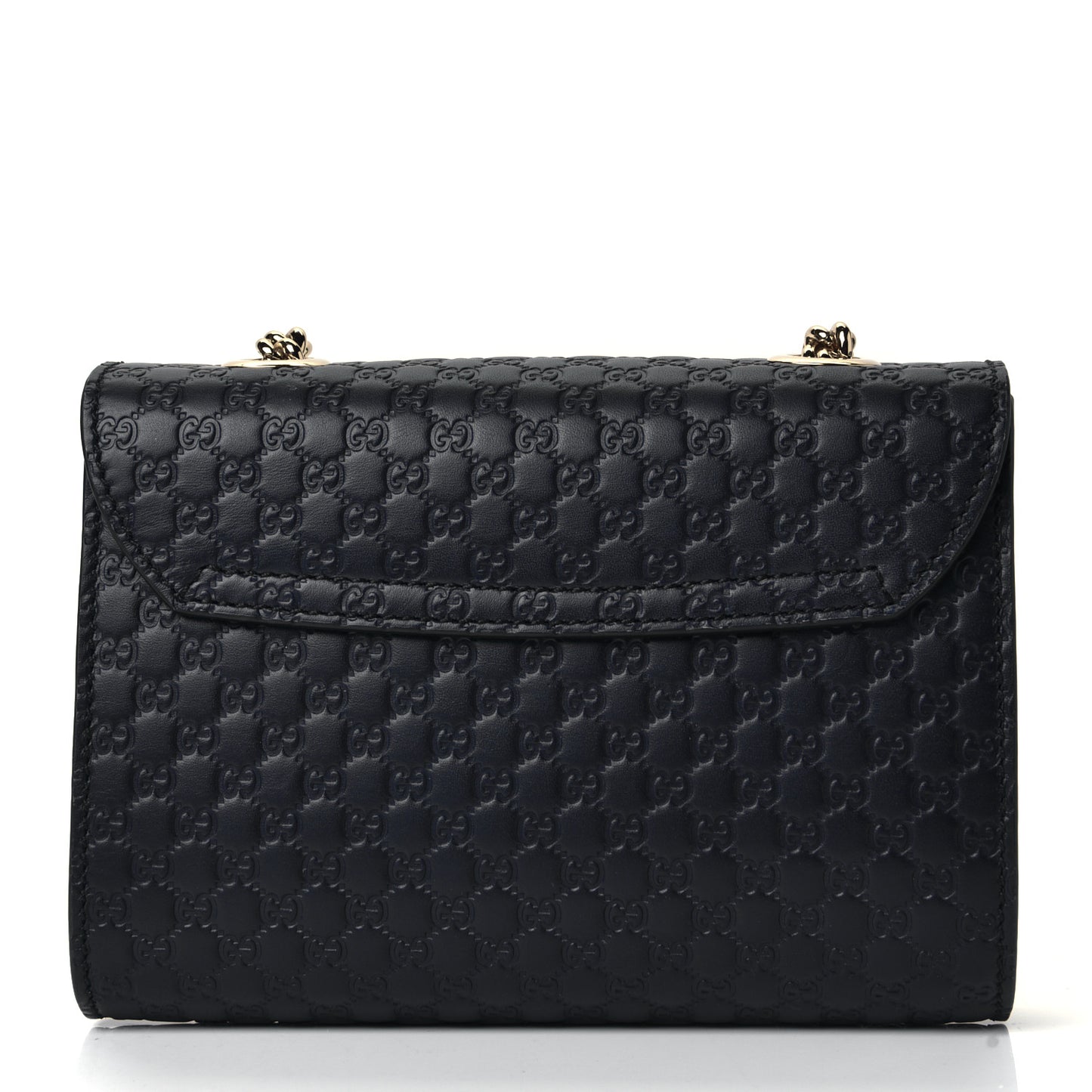Microguccissima Mini Emily Chain Shoulder Bag Blue