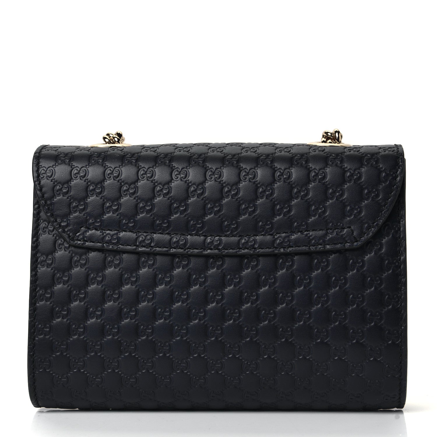 Gucci Microguccissima Mini Emily Chain Shoulder Bag Blue 2 of 4