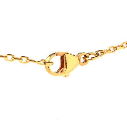 Hermes Lacquered Gold Mini Pop H Pendant Necklace Black 4 of 5